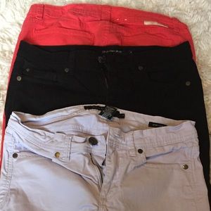 3 Pairs of Calvin Klein Skinny Crop Jeans